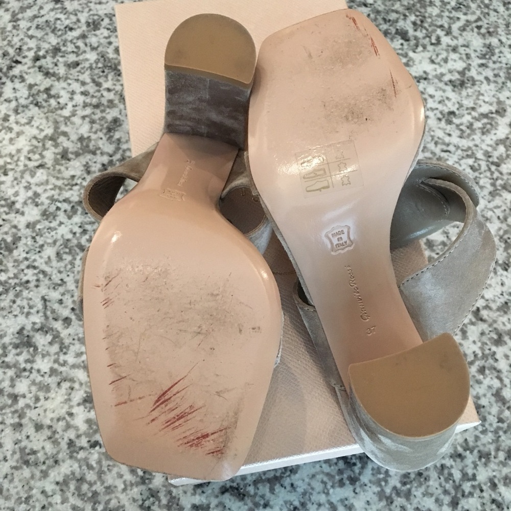 Gianvito Rossi 85mm Suede Slide Sandals - Picture 4 of 8
